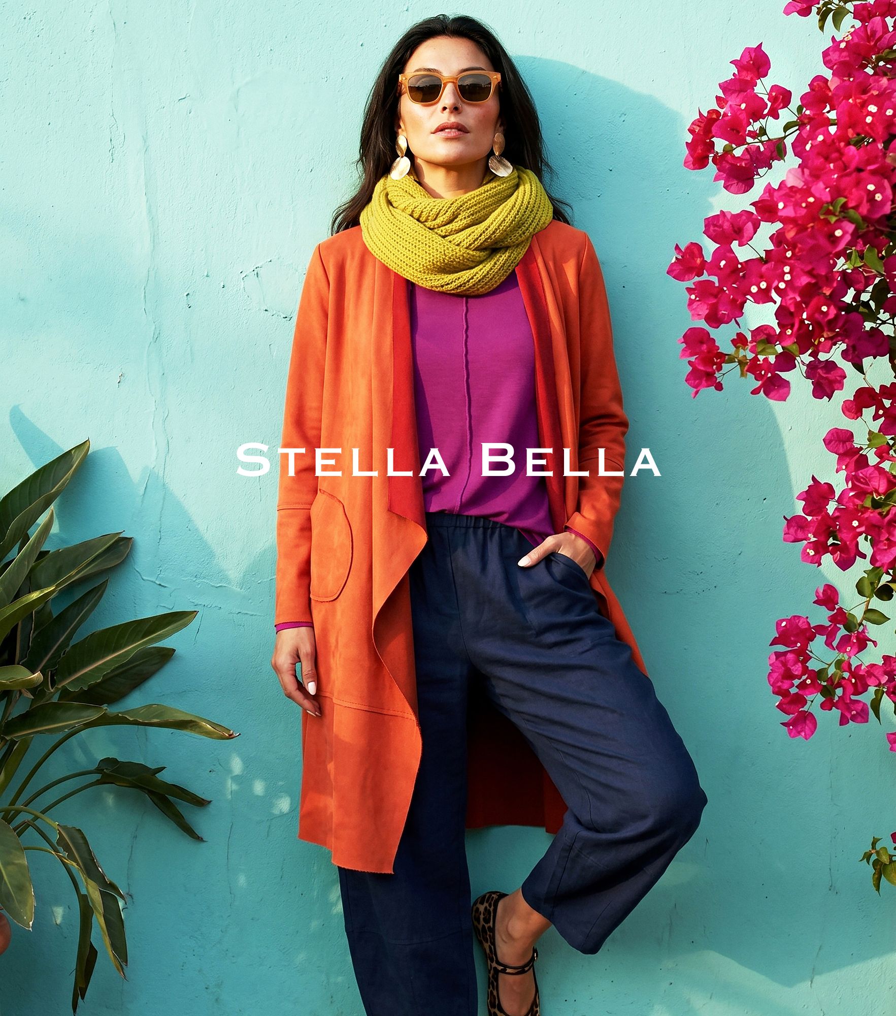 Stella cardigan in Persimmon