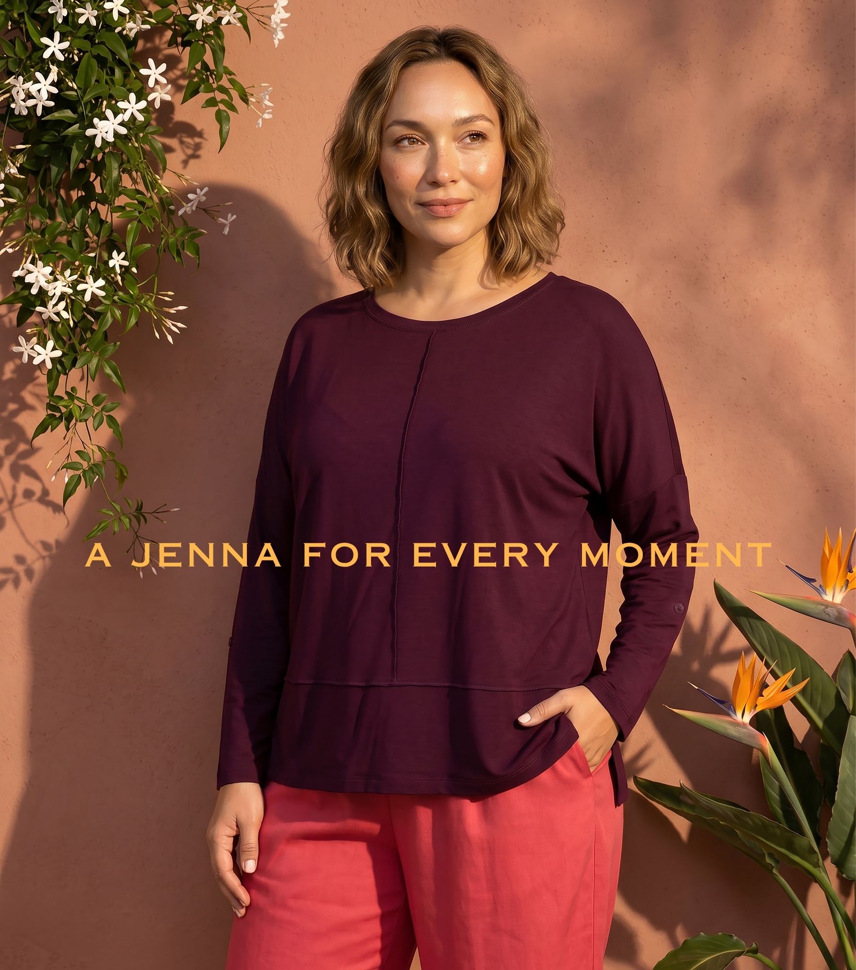 Jenna pullover in Burgundy
