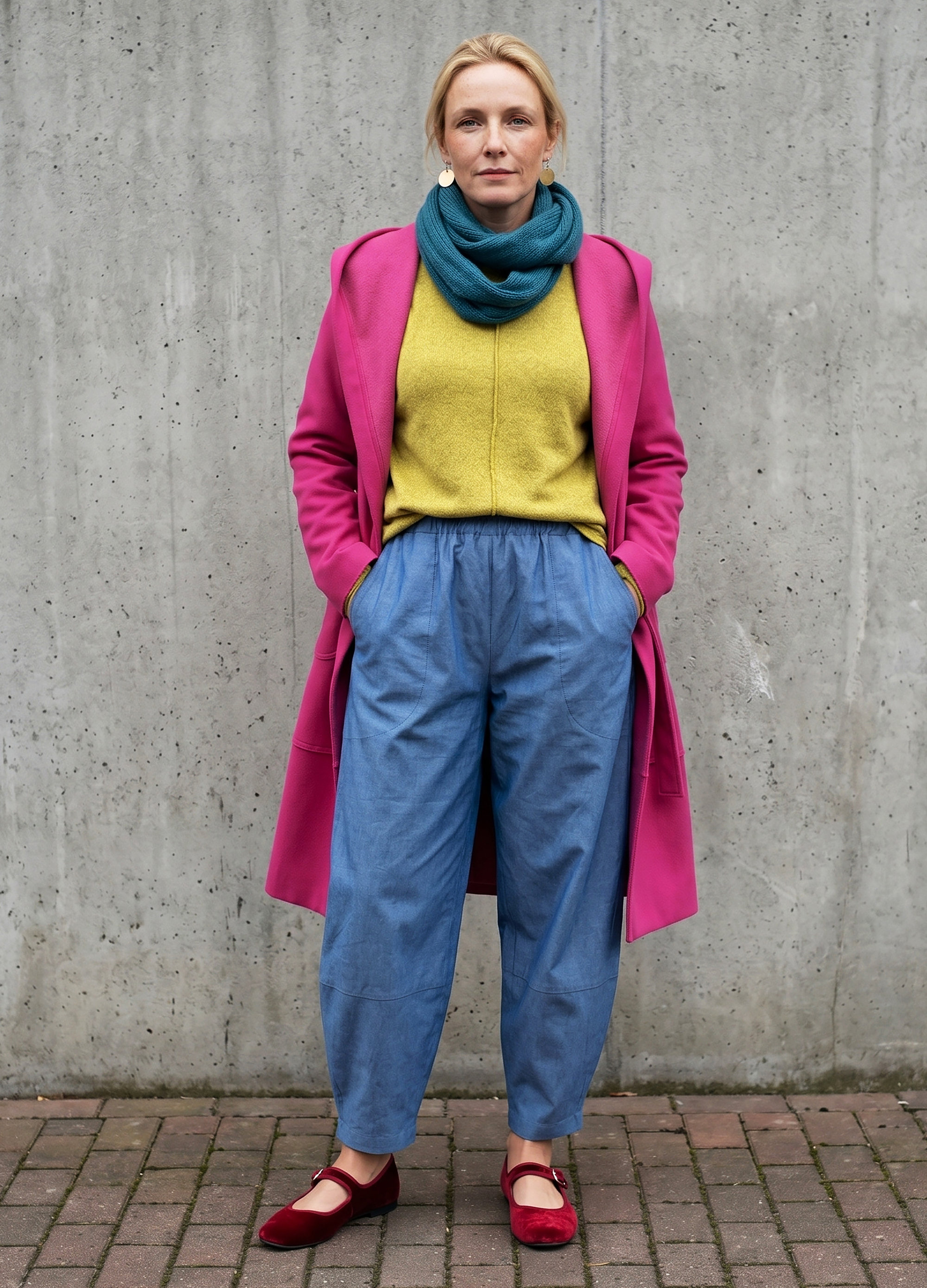 Nelly pullober in citron knit